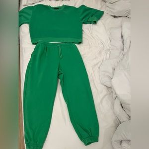 Zara sweater and sweatpants set